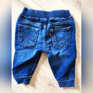 Levi's Infant 3- 6M Medium  Wash Denim Jogger Pants